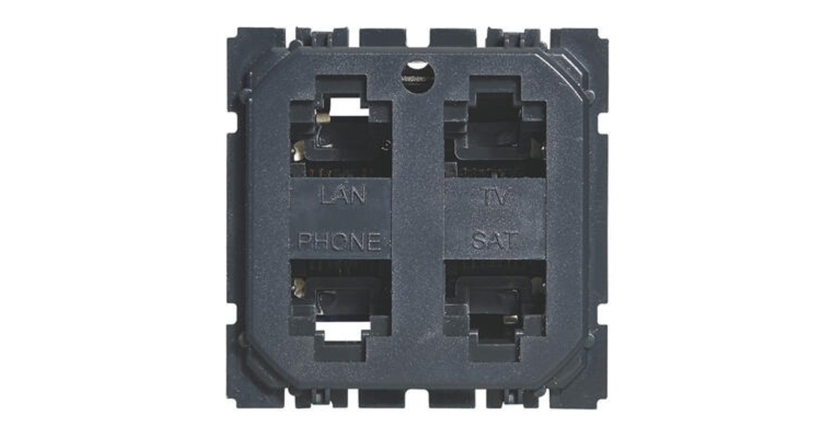 Legrand 067391 Prise simple RJ45 STP multimédia Céliane - pour réseau
